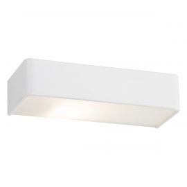 Aplice, corpuri de iluminat pentru pereti - Aplica de perete moderna stil ambiental RODAN 40cm alba