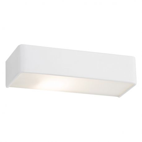 Aplice, corpuri de iluminat pentru pereti - Aplica de perete moderna stil ambiental RODAN 40cm alba
