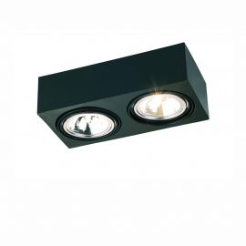 Plafoniere cu spoturi, Spoturi aplicate - Plafoniera Spot aplicat tavan directionabil RODOS 2 negru