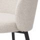 Seturi scaune, HoReCa - Set de 2 scaune design LUX Lloyd, boucle crem