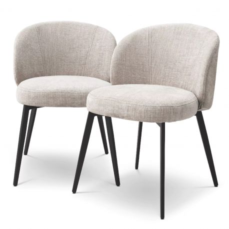 Seturi scaune, HoReCa - Set de 2 scaune design LUX Lloyd, Sisley bej