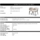 Seturi scaune, HoReCa - Set de 2 scaune design LUX Lloyd, Sisley bej
