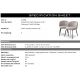 Seturi scaune, HoReCa - Set de 2 scaune design LUX Lloyd, Sisley gri