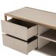 Comode - Comoda TV design LUX Wilmot furnir stejar albit