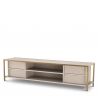 Comoda TV design LUX Wilmot furnir stejar albit