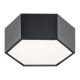 Plafoniere - Plafoniera LED moderna design hexagonal ARIZONA 9W negru