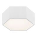 Plafoniera LED moderna design hexagonal ARIZONA 9W alba