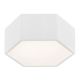 Plafoniere - Plafoniera LED moderna design hexagonal ARIZONA 9W alba