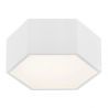 Plafoniera LED moderna design hexagonal ARIZONA 9W alba