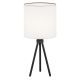 Veioze - Lampa de masa cu trepied design elegant HILARY alba