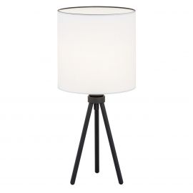 Veioze - Lampa de masa cu trepied design elegant HILARY alba