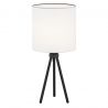 Lampa de masa cu trepied design elegant HILARY alba 