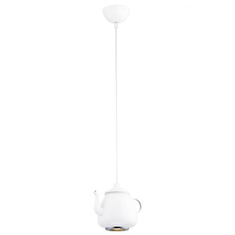 Pendule, Lustre suspendate - Pendul design decorativ in forma de ceainic JAMAJKA alb