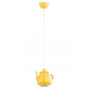 Pendul design decorativ in forma de ceainic JAMAJKA galben