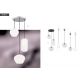 Pendule, Lustre suspendate - Pendul sticla design decorativ KALIMERA 20cm transparent