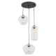Pendule, Lustre suspendate - Lustra cu Pendule sticla design decorativ KALIMERA 3L transparent