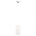 Pendul sticla design decorativ KALIMERA 14cm alb opal