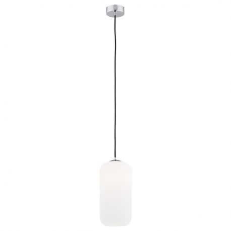Pendule, Lustre suspendate - Pendul sticla design decorativ KALIMERA 14cm alb opal