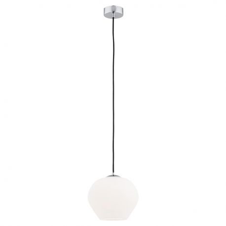 Pendule, Lustre suspendate - Pendul sticla design decorativ KALIMERA 20cm alb opal