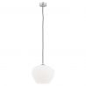 Pendul sticla design decorativ KALIMERA 24cm alb opal