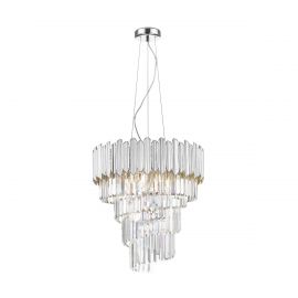Candelabre, Lustre - Lustra suspendata moderna design deosebit GLADIUS crom
