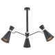 Lustre aplicate - Lustra metalica reglabila stil industrial LUKKA 3 negru