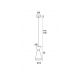 Pendule, Lustre suspendate - Pendul modern metalic stil industrial LUKKA alb