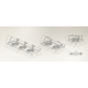 Spoturi tavan fals - Spot incastrat directionabil tavan fals OLIMP 1 G9 alb
