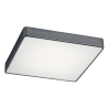 Plafoniera patrata design slim ONTARIO 35cm gri inchis