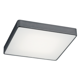 Plafoniere - Plafoniera patrata design slim ONTARIO 25cm gri inchis