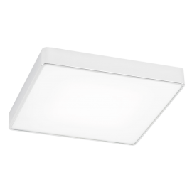 Plafoniere - Plafoniera LED patrata design slim ONTARIO 25cm alba