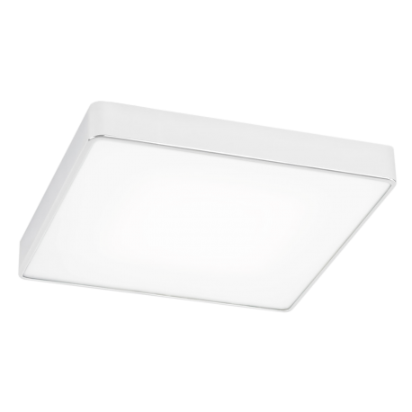 Plafoniere - Plafoniera LED patrata design slim ONTARIO 35cm alba