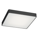 Plafoniera LED patrata design slim ONTARIO 25cm neagra