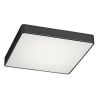 Plafoniera LED patrata design slim ONTARIO 45cm neagra