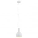 Pendul, Lustra suspendata design minimalist SINES 14cm, alb