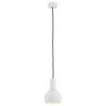 Pendul, Lustra suspendata design minimalist SINES 14cm, alb