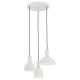 Pendule, Lustre suspendate - Lustra cu 3 pendule design minimalist SINES alb