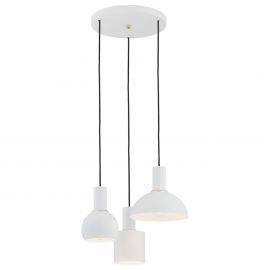 Pendule, Lustre suspendate - Lustra cu 3 pendule design minimalist SINES alb