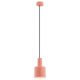 Pendule, Lustre suspendate - Pendul, Lustra suspendata design minimalist SINES 12cm, coral