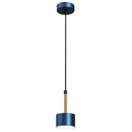 Pendule, Lustre suspendate - Pendul design modern ARENA albastru, auriu