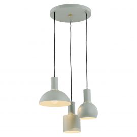 Pendule, Lustre suspendate - Lustra cu 3 pendule design minimalist SINES salvie