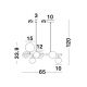Pendule, Lustre suspendate - Lustra moderna cu 7 surse de lumina ODILLIA