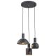 Pendule, Lustre suspendate - Lustra cu 3 pendule design minimalist SINES negru