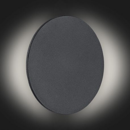 Aplice, corpuri de iluminat pentru pereti - Aplica de perete cu lumina ambientala LED OREGON negru, 20cm