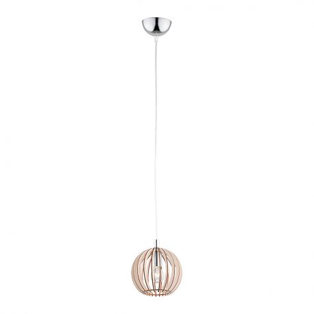 Pendule, Lustre suspendate - Pendul lemn design scandinav PORTORYKO maro 17cm