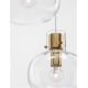 Pendule, Lustre suspendate - Lustra cu 3 pendule design modern CINZIA