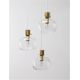 Pendule, Lustre suspendate - Lustra cu 3 pendule design modern CINZIA