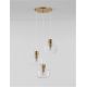 Pendule, Lustre suspendate - Lustra cu 3 pendule design modern CINZIA