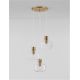 Pendule, Lustre suspendate - Lustra cu 3 pendule design modern CINZIA