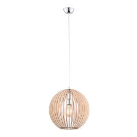 Pendule, Lustre suspendate - Lustra / Pendul lemn design scandinav PORTORYKO maro 42cm